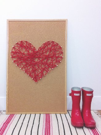 DIY_Heart_Yarn_Wall_Art