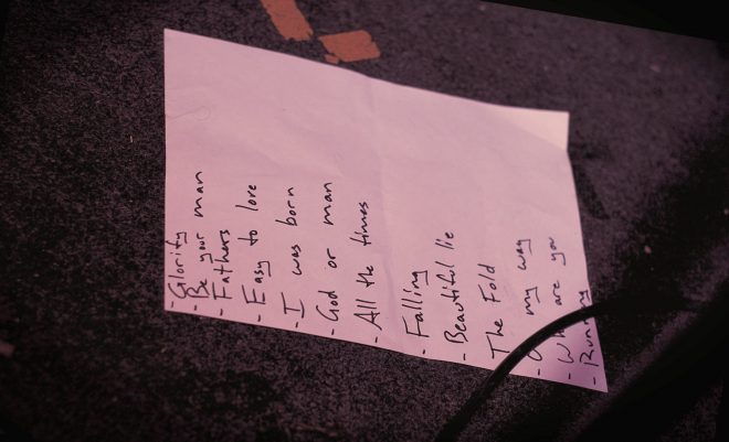 Set list.